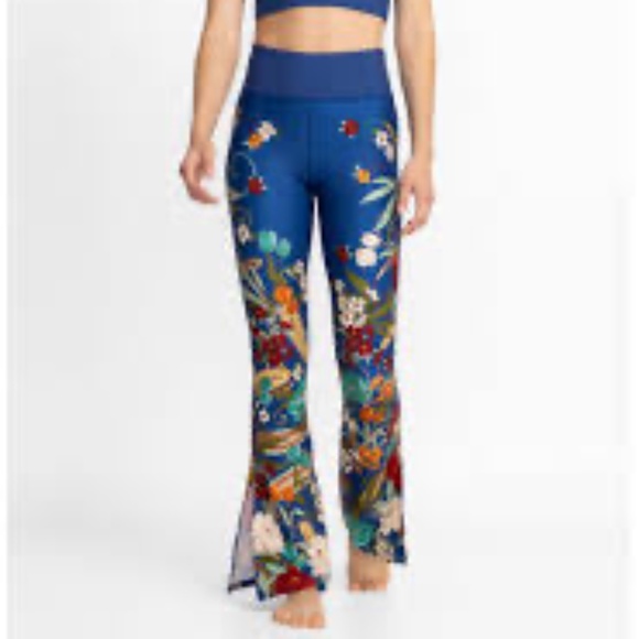 NWT JOHNNY WAS BEE ACTIVE BABYBELL WITH SIDE SLIT leggings - Picture 1 of 2